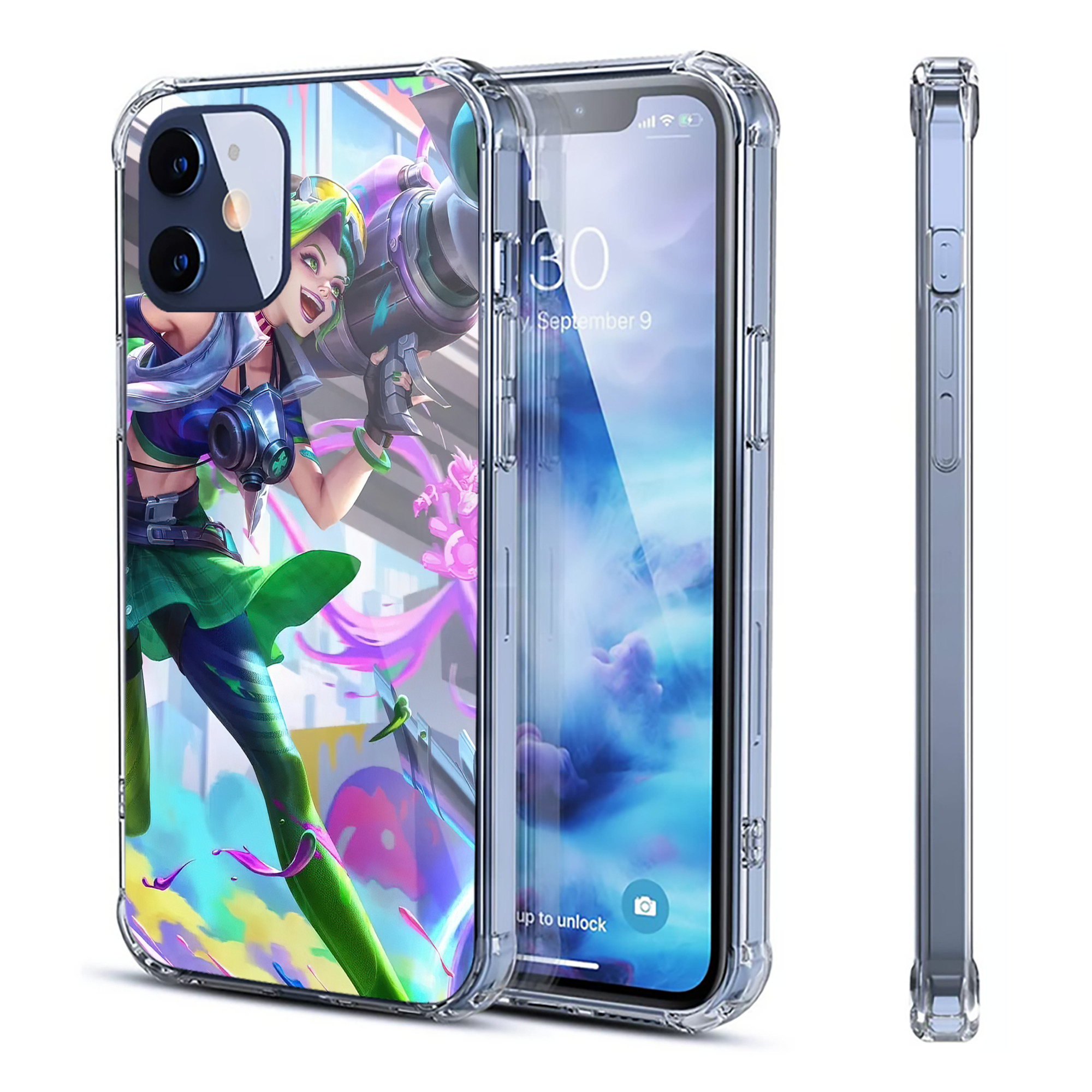 （画像用） リーグ・オブ・レジェンド League of Legends LOL 【iPhone 12シリーズ対応】透明スマホケース（クリアソフトケース）